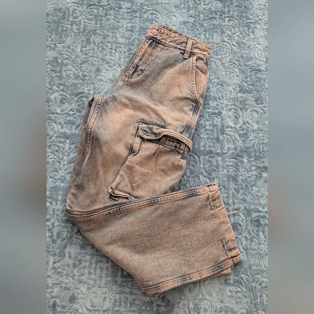 Zara Cargo Jeans Women Size 29